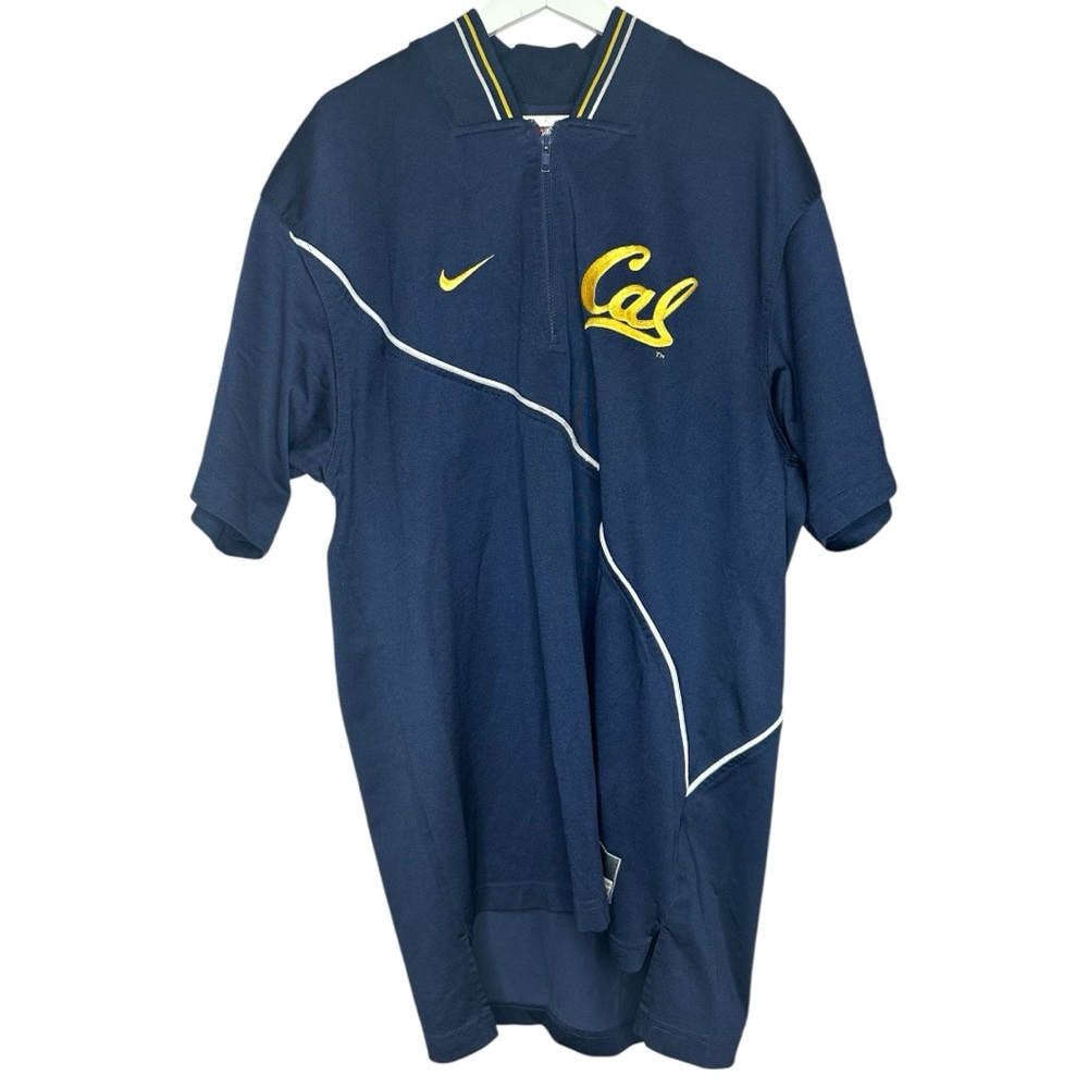 Cal Golden Bears Vintage Nike Basketball Team Warm Up Shooting Jersey Large